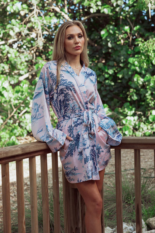 Spring Toile Robe