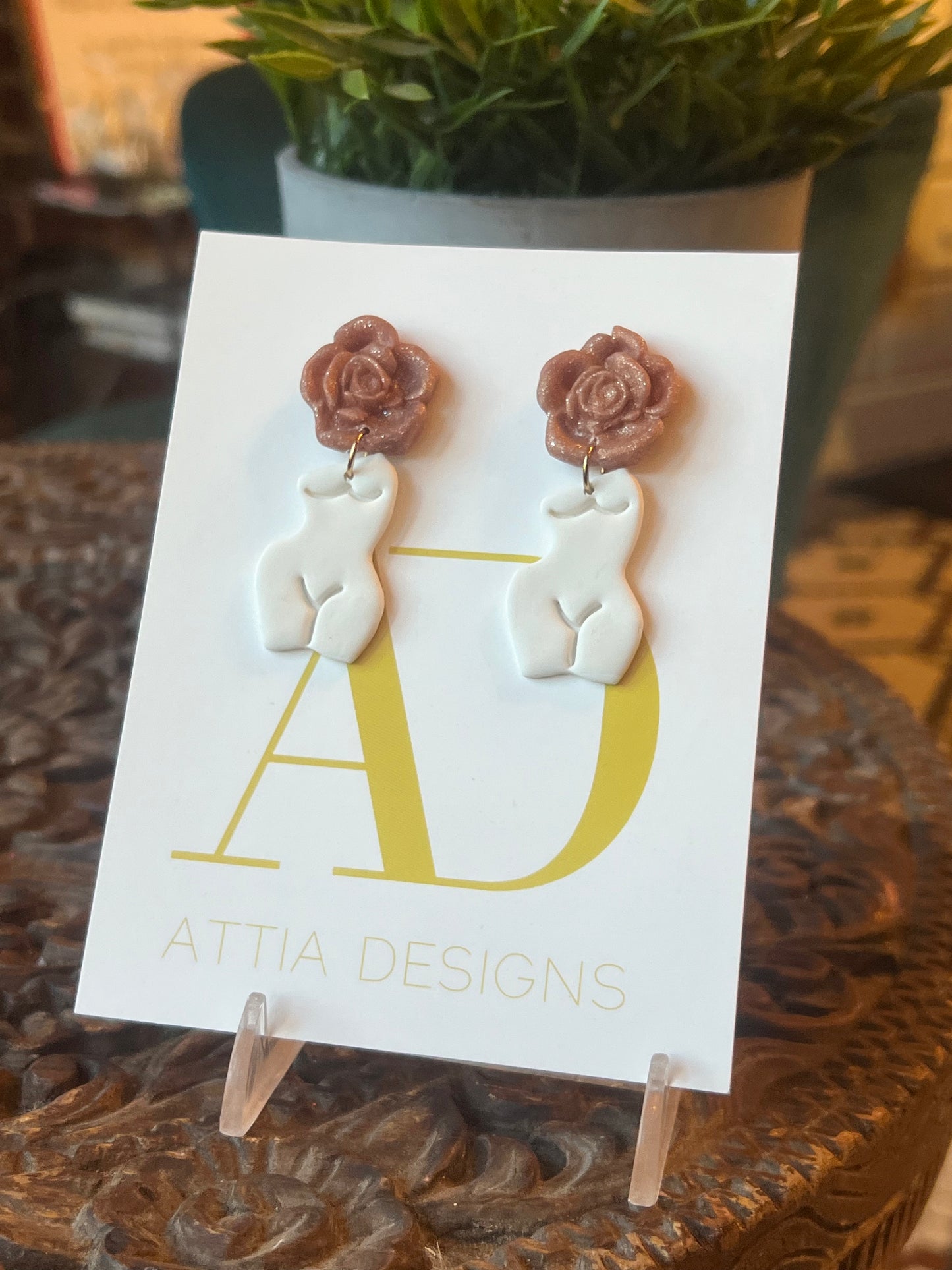 Rose Earrings