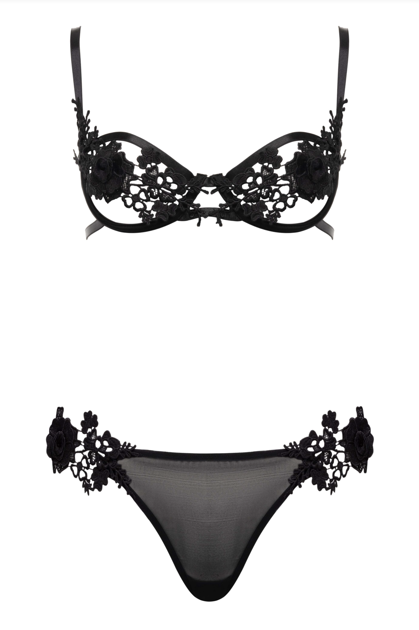 Sydney Embroidered Bra Set